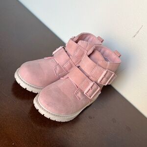 Pink toddler boots